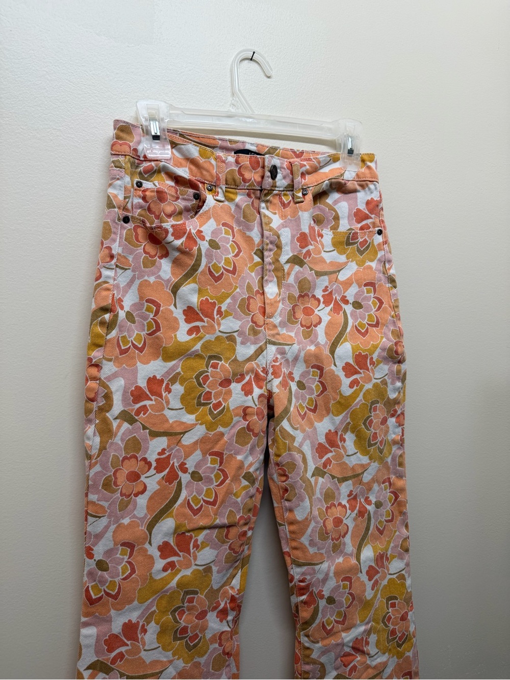 AFRM Floral Retro High-Rise Flare Pants - Picture 6 of 6